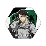 TVアニメ『進撃の巨人 The Final Season』 [リヴァイ] 第9弾 六角形缶バッジ WG