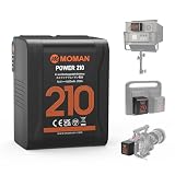Vマウントバッテリー, Moman(モーマン) Power210 210Wh/14600mAh 大容量 14.4V vマウントバッテリー コンパクトPD3.0 65w USB-C/A/D-TAP/BP 出力対応 200W/16A出力 動作温度-20℃~50℃ 総出力200W/16A,大容量-PD急速充電-USB-C
