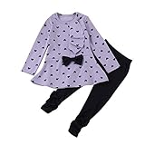 Tovadoo 子供服 ベビー服 女の子 トップス+ズボン 姉妹揃い 秋冬 長袖 多色 ハート柄 リボン キュート 保育園 プレゼント
