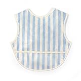 【キャトル・セゾン】オリジナル レイユールお食事スタイ　ブルー