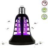 BeneBomo電撃殺虫器 UV光源吸引式捕虫器 誘虫器 殺虫灯 蚊取り器 蚊取りライト 蚊虫除け 超静音 省エネー USB給電式 ホールダー式 蚊対策グッズ 化学薬品不使用 虫退治 LEDライト8W