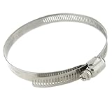 uxcell ホースクランプ　チューブクランプ　メタルホース　リリースボルト　105?127ミリメートルレンジ　調整可能