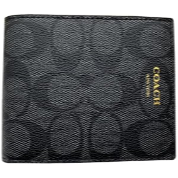 Amazon | 財布 二つ折り財布 メンズ 75363 BLK ブラック レディース