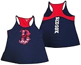 ボストンレッドソックスWomen 'sベビージャージーレーサーバックタンクトップ XS ブルー