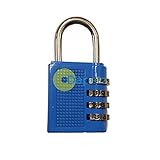 dapetzブループレミアム組み合わせ南京錠ロックジム、学校ロッカー、Sheds、Toolboxes