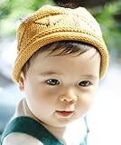 【ベビーにかわいいクラウン】ベビー ニット クラウン 王冠 帽子 記念 撮影 誕生日 バースデー セレモニー 結婚式 に お宮参り 退院 結婚式 赤ちゃん 選べる 4色 【KUMBAYA】 (イエロー