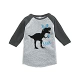 カスタムパーティーShop Baby Boy 's恐竜Happy Easterグレーラグラン カラー: グレー
