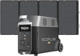 EcoFlow ポータブル電源 ソーラーパネルセット 太陽光発電セット ソーラーパネルセット DELTA Pro(3000W)+400W*1