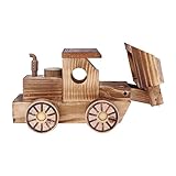 Domybest シミュレーションカー 木製おもちゃの車 木製のブルドーザーのおもちゃ 3歳以上 グライド機能 シックなモデリング シミュレーションデザイン