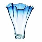 Lenox Organics Ruffle Centerpiece Vase, Blue by Lenox [並行輸入品]