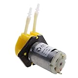SM SunniMix 水槽用　投与ポンプ　分析用水　12V　ラボ用　投薬ポンプ　化学/実験　全3色 - 黄