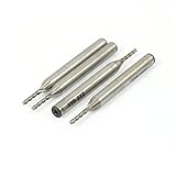 ダイヤの6mmシャンク4枚刃ドリルエンドミルカッターを切断4PCS HSSの2ミリメートル