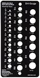 Irwin 12092 1/16-to-1/2-Inch 29-Hole Steel Drill Bit Gauge [並行輸入品]