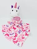 Plush Unicorn Security Baby Blanket Pink,white,Purple