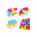80pcs子供Kidプラスチックパズル教育ビルディングブロックレンガ玩具ギフト、新しい