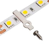 LEDテープ用 固定クリップ （GT-5050-A）LEDテープライト止め用コードステッカー クランプ 【25個入り】片側固定 幅10mm 非防水タイプテープに適用