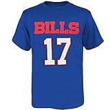 Outerstuff Josh Allen Buffalo Bills # 17 Youth Mainliner Name & Number Tシャツ Youth X-Large 18 ブルー