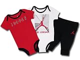 (JORDAN)ジョーダン　ベビー ロンパース＆パンツ 3点セット (6~9M) [並行輸入品]