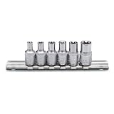 (STRAIGHT/ストレート) ヘクサロビュラソケットセット 6ピース 差込角1/4"(6.3mm) 10-3830