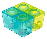 BROTHER MAX? Set of 4, 5.74oz Weaning Baby Food Freezer Storage Containers that Click Together for E