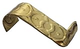 Art Deco Polished Brass Picture Hook