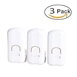 igoolee whale-shapedベビー安全ロック|子Proofキャビネットまたはダブルドア – Noツールまたはドリル( 2 - Packブルー) ホワイト