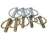 汎用 リング ピン セット φ 10 × 45mm 5 本/φ10 × 60mm 3 本 ルーズ リング トラクター 農耕 機