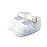 Itaar Baby Girls Shoes with Lace Decor Soft Sole Golden Buckle by Itaar