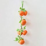 バンチホームガーデン人工偽の果実ポピー 造花 ミニクラ 野菜装飾フロートリーフ偽人工シミュレーションフルーツ(カボチャ)