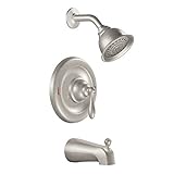 Moen 82494epsrn posi-temp圧力平衡タブとシャワートリム、スポットResistつや消しニッケル