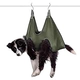 [TK&Co.] 犬用ハンモック グルーミングハンモック 犬ハンモック 「4サイズ展開、小型犬から中型犬まで」 (ブラック, L)