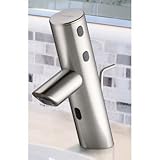 Cinaton 3101CP Modern iSense Completely Touch Free Faucet for Bathroom, Lavatory and Medical Office 