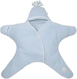 Tuppence & Crumble タッペンスアンドクランブル 星型アフガン Star Wrap スターラップ 4-10ヶ月用 パステルブルー