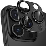 カメラフイルム iPhone16 Pro/16 Pro Max用 カメラ保護 全面保護 9H強化ガラス アルミ合金 アイフォン16 Pro/16 Pro Max レンズカバー 耐衝撃 露出オーバー防止 黒縁取り 超高透過率 いphone16pro/16プロ max カメラカバー プロテクター ブラック