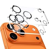 「2枚セット」カメラフイルム iPhone 17 Pro 用 カメラ保護 全面保護 9H強化ガラス 黒縁取り いphone17 pro レンズカバー 露出オーバー防止 超高透過率 アイフォン17proカメラカバー フラッシュ干渉なし レンズガード クリア