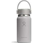 Hydro Flask Micro Bottle - Insulated Mini Leak Proof Flask for Purse or Pocket in 6.7 Oz Birch Gray