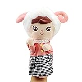 知育玩具　赤ちゃん　布のおもちゃ　ぬいぐるみ　人形　ハンドパペット　ノリノリで遊ぶ　ギフト　出産祝い　内祝い　誕生日プレゼント　面白い（ピンク）