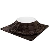 タンスのゲン こたつ 円形 100cm 3点セット ホワイト 6814006000