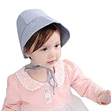 ベビー用ハット 帽子 つば付きキャップ 1ヶ月-2歳 赤ちゃん 新生児 バケットハット 吸汗 通気 柔らかい コットン 女の子 男の子 ぼうし 夏 アウトドア 日よけ帽 サンバイザー お出かけ用品 出