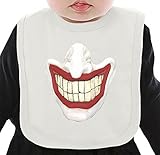 Joker Smile ネクタイを有する有機ビブ Medium