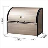 ヨドコウ　ダストピット　DPLA-1506　『ゴミ袋（45L）集積目安　16袋、世帯数目安　8世帯』　『ゴミ収集庫』『ダストボックス　ゴミステーション　屋外』