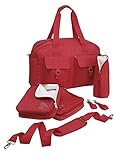 Cabin Max Baby Nappy Diaper Changing Bag with Insulated Organization Pods (Coral) by Cabin Max