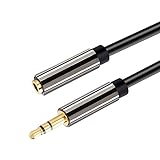 ステレオミニプラグ オーディオケーブル GLCoar 標準3.5mm AUX接続 延長 高音質再生 (1m オス/メス)