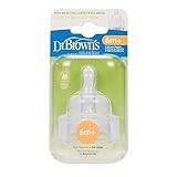 Dr. Brown's Natural Flow Level 3 Wide Neck Nipple (8) by Dr. Brown's