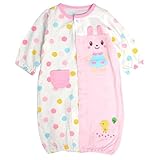ベビー カバーオール 新生児 ツーウェイオール 前開き ロンパース 赤ちゃん ベビー服 ピンク 50-70cm