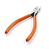 TotaLohan ミニ 強力ニッパー 薄刃 ステンレス製 がま口 電工用ニッパー (135mm)