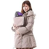 3way 中綿 シャーリング ママコート グレージュ FREE