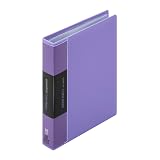 キングジム カードファイル ミニカラーベース 10ポケット ミニチュア 藤色 MN132C-LP