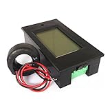 HiLetgo AC80~260V 0~100A LCDデジタル電圧電流電力エネルギーメーター4 1つの多機能メーターで計器メーター電圧計クーロンメーター 計器用 変圧器付き 大型LCDディスプレイ