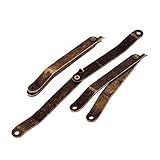 uxcell 折りたたみサポートヒンジ ブロンズトーン メタル キャビネットギフトボックス